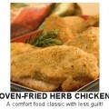 oven fried herb chicken