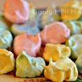 colorful meringue cookies