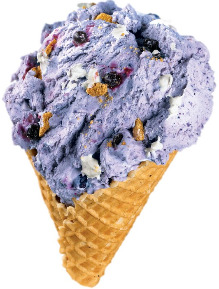 Cold Stone Creamery "Blueberry"