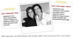 Bite Me Cookbook authors, Bite Me Cookbook giveaway, easy recipes