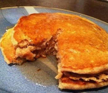 Apple Cinnamon Oat Pancakes recipe, pancake recipes