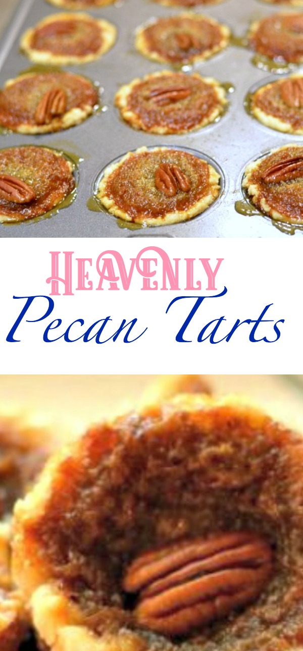 Heavenly Pecan Tarts that will leave them wanting more - much more! #pecantarts #dessert