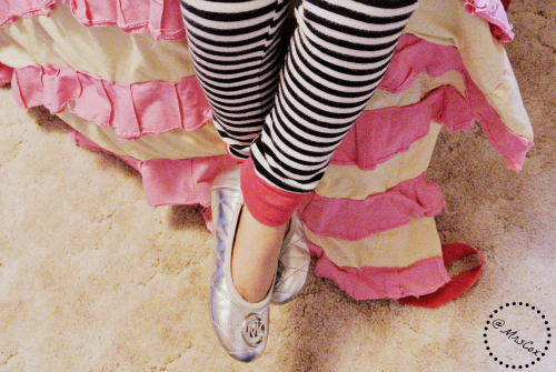 MICHAEL Michael Kors Faye ballet, kids shoes, halo sleepsack, flats, cable sweaters, Michael Kors, quilt trend, cable knit trend