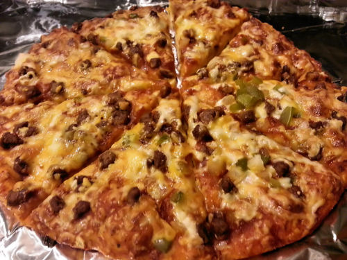 Jeff's Mexican Style Totino's Party Pizza