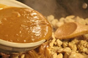 cashew butter sauce,stir-fry