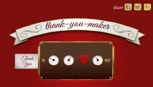 Merci,chocolate,thank you,maker,app