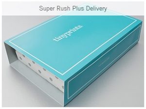 Tiny Prints Super Rush Plus Delivery
