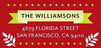 Tiny Prints Rebecca Minkoff Collection Return Address Label