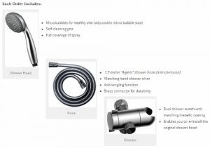 Rejuvenator Microbubble Showerhead