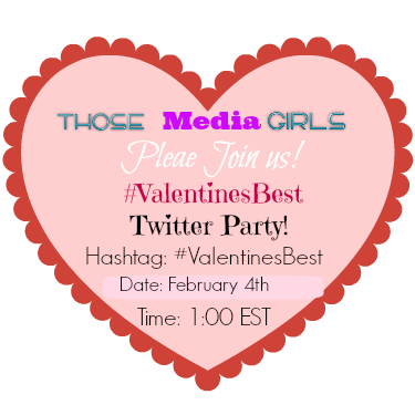 #ValentinesBest Twitter Party February 4th #ValentinesBest,Twitter Party,February 4