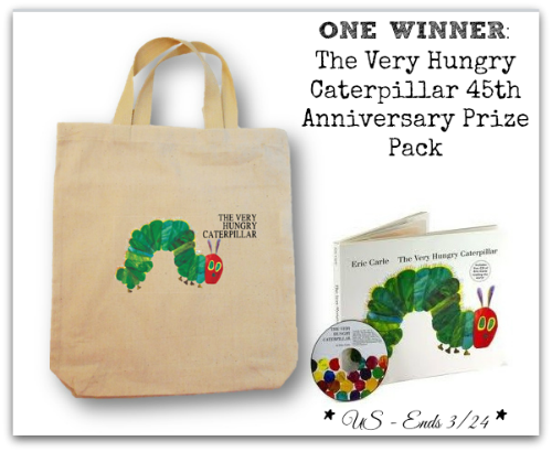 Still Hungry After 45 years! The Very Hungry Caterpillar Anniversary! {with prize pack giveaway}