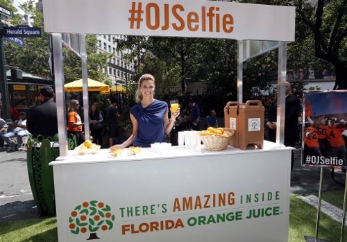 Erin Andrews for Florida Orange Juice