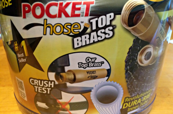 pocket hose top brass