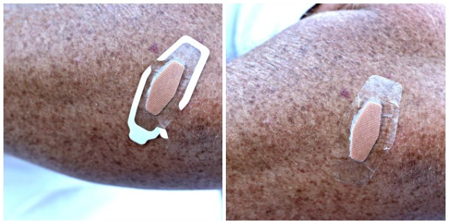 nexcare bandage on arm