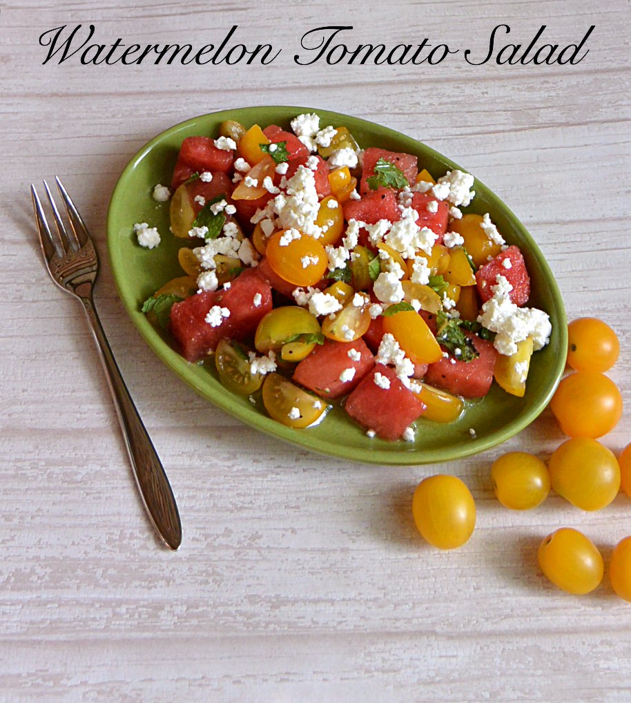 watermelon tomato salad