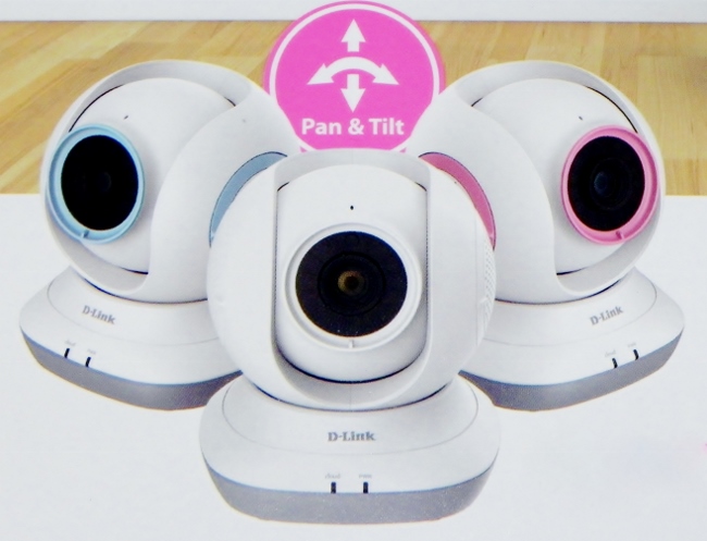 D-Link HD Pan & Tilt Wi-Fi Baby Camera
