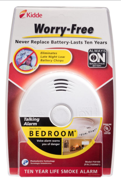 kidde bedroom smoke alarm