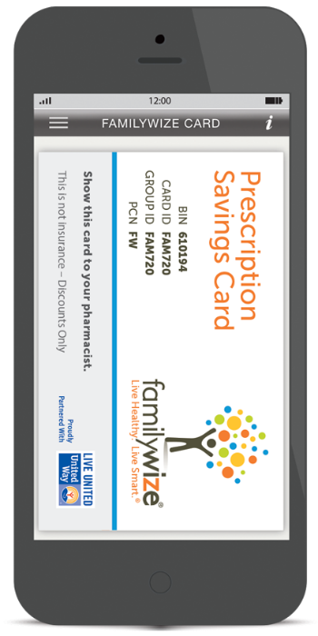 familywize app prescription savings