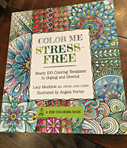 color me stress free adult coloring book