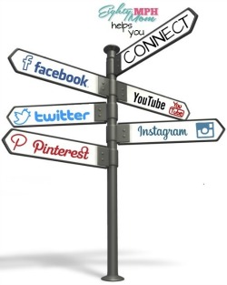 Connect Social Media sign