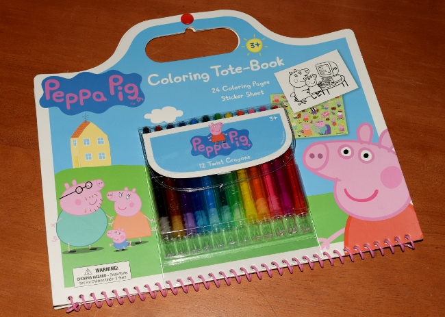 Peppa Pig Coloring Tote-Book