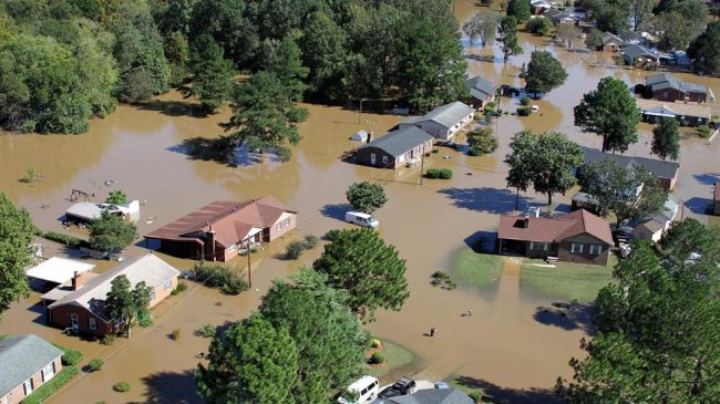 NC Flooding from 2016 Hurricane Matthew - Photo Credit, Thomas Babb, The News & Observer via AP