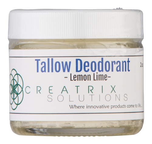 tallow deodorant lemon lime
