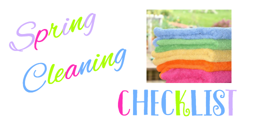 Printable Spring Cleaning Checklist