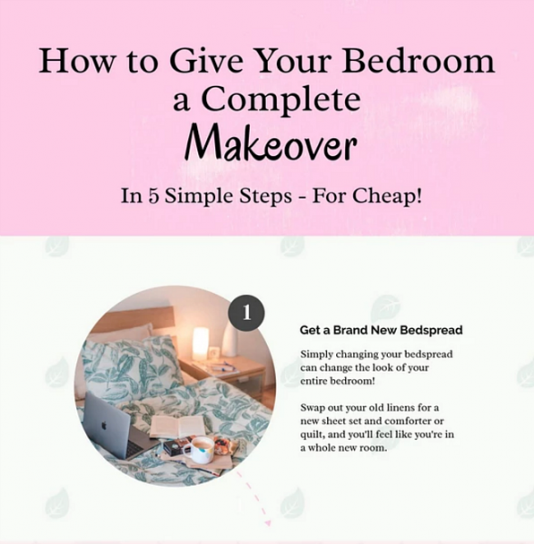 5 easy and cheap steps for a bedroom a makeover!
