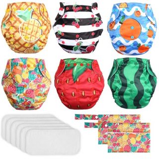 Adjustable reusable diaper covers