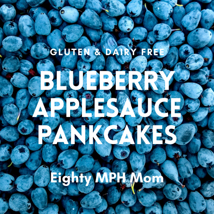 blueberry applesauce pancake image