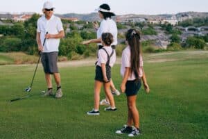 play golf with your kids