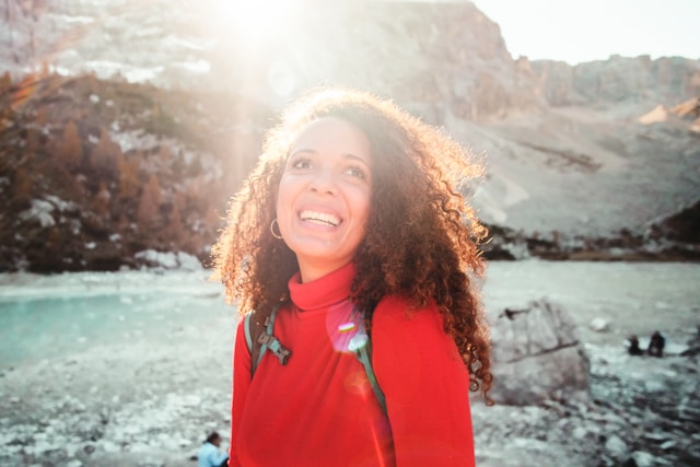 happy woman